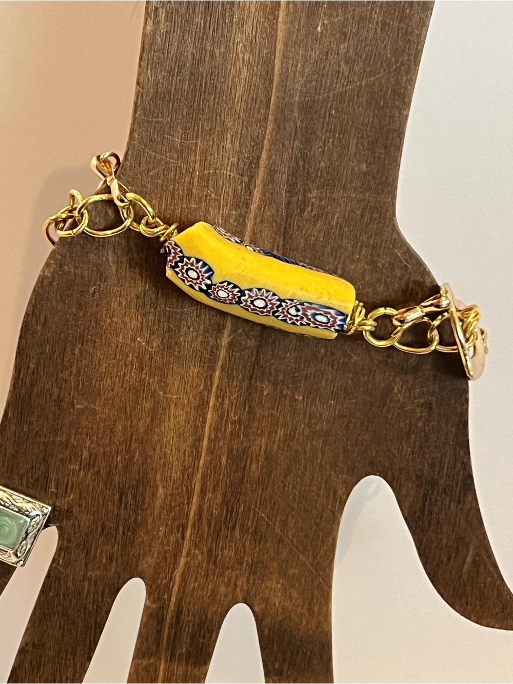 Glass Focal Bracelet